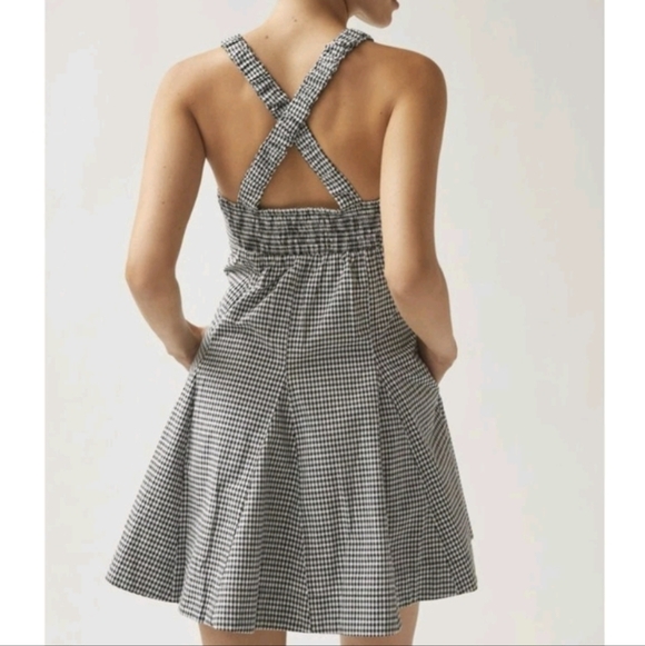 ANTHROPOLOGIE MAEVE gingham mini dress - size large - Picture 2 of 9
